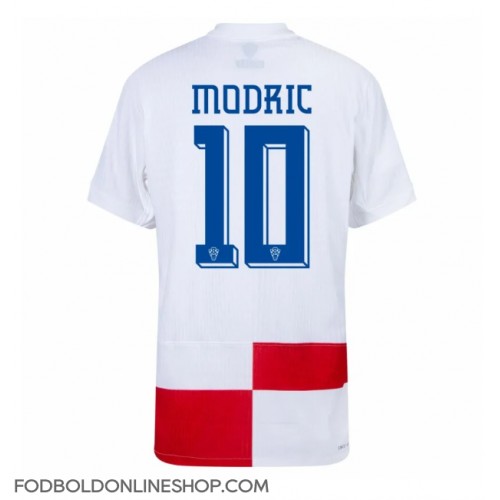 Kroatien Luka Modric #10 Hjemmebanetrøje EM 2024 Kortærmet